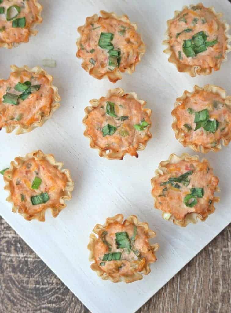 Mini Mexican filo cups