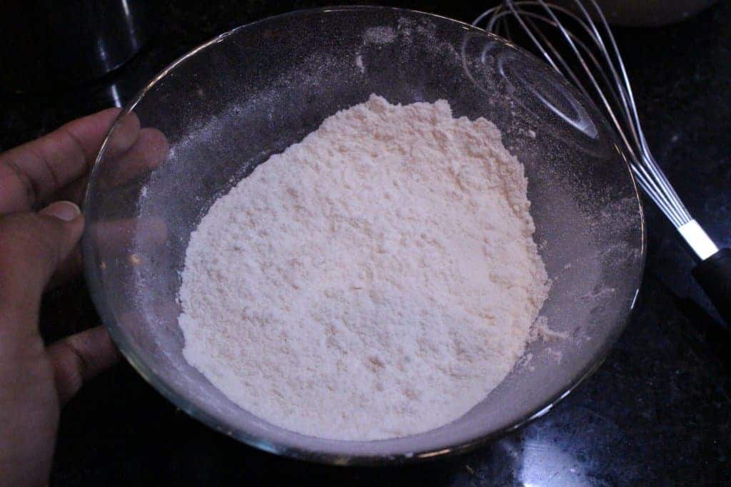 Flour, Salt, Baking soda