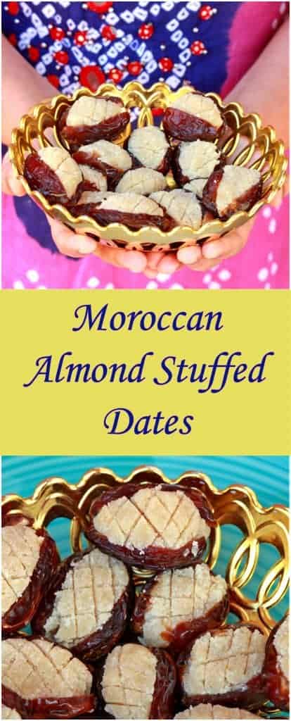 Moroccan Stuffed Dates | Dates Stuffed with Almond Paste