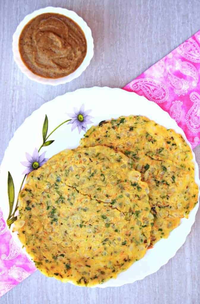 Akki Roti | Karnataka Akki Roti | Rice Flour Roti (Vegan and Gluten Free)