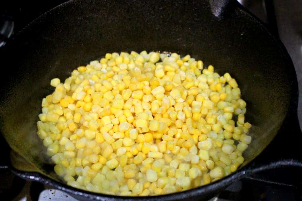 cooking corn