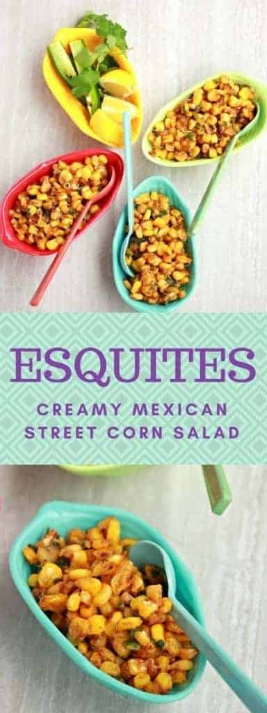 Esquites | Creamy Mexican Street Corn Salad
