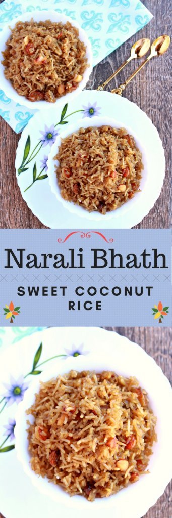 Narali Bhath | Sweet Coconut Rice