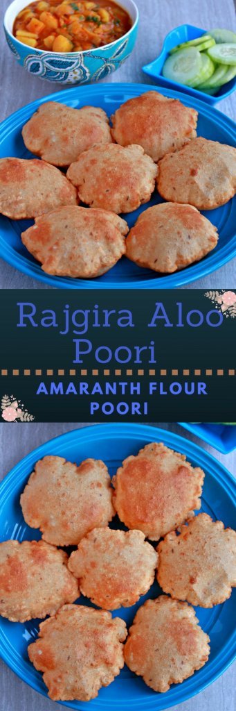 Rajgira Aloo Poori | Amaranth Flour Poori