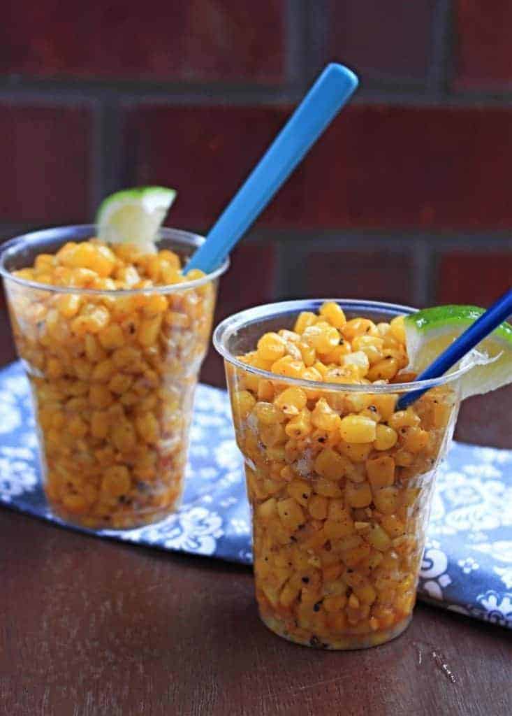 Two cups of Buttered Sweet Corn Salad