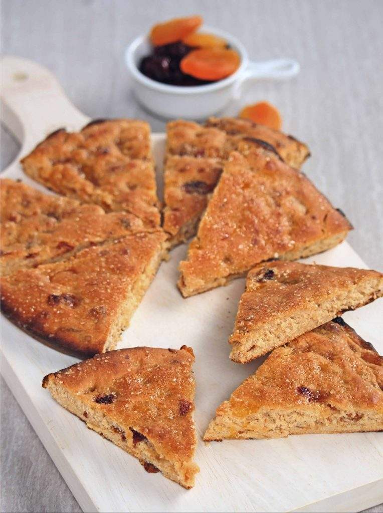 Fruit Focaccia | Sweet Focaccia with Dried Fruits