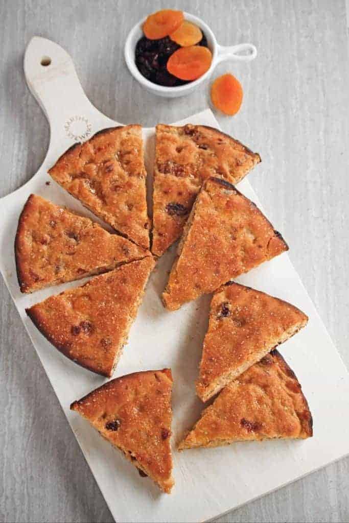 Fruit Focaccia | Sweet Focaccia with Dried Fruits