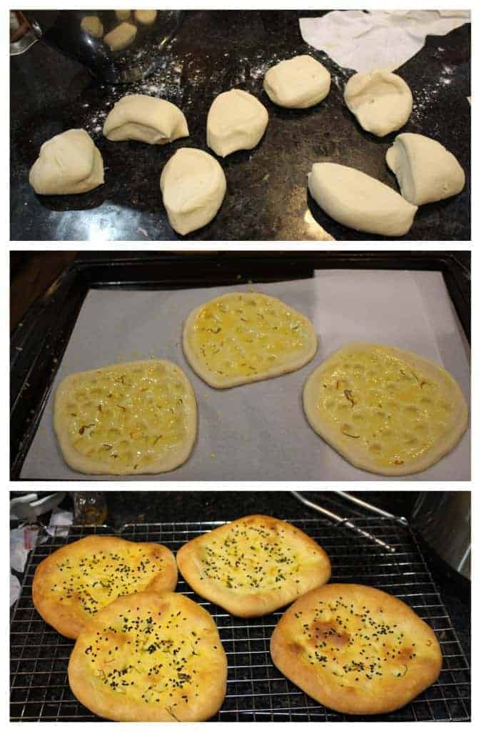 Shaping the dough
