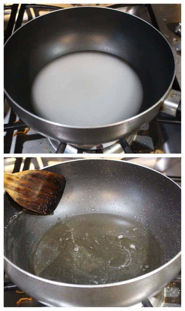 Making the syrup