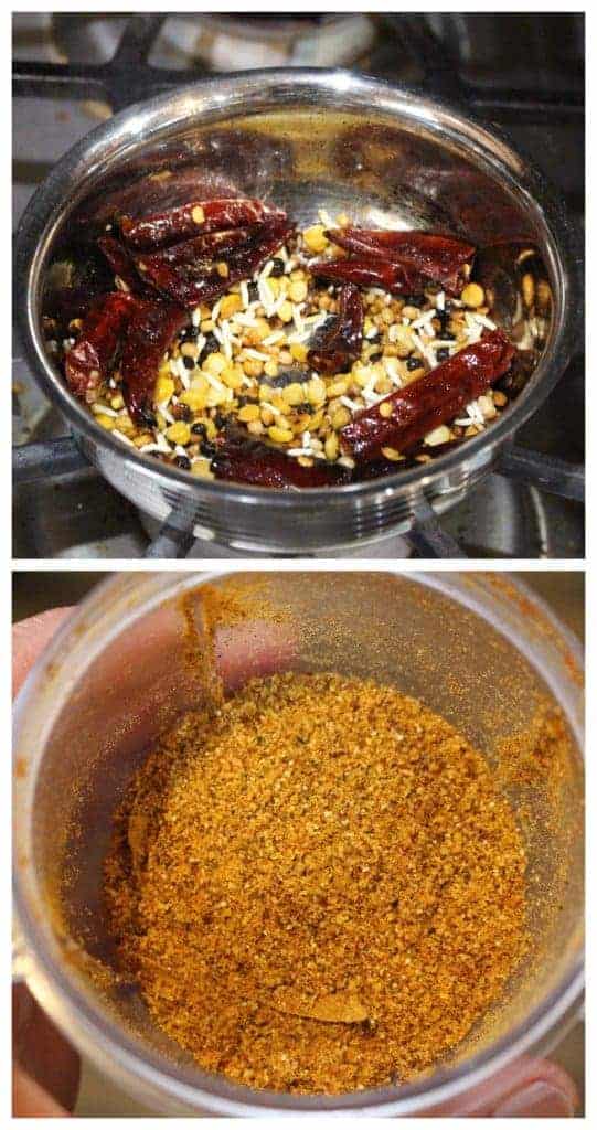 spice powder fried and ground