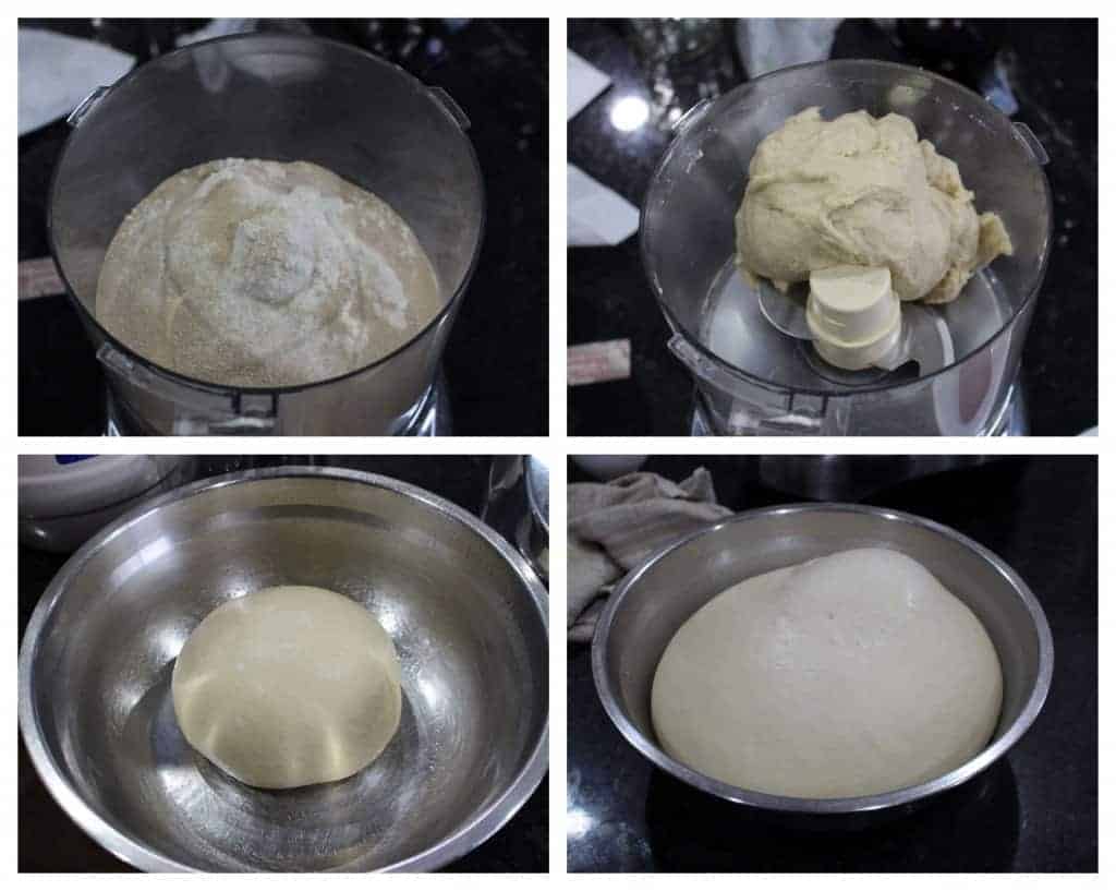 Process shots to make the dough
