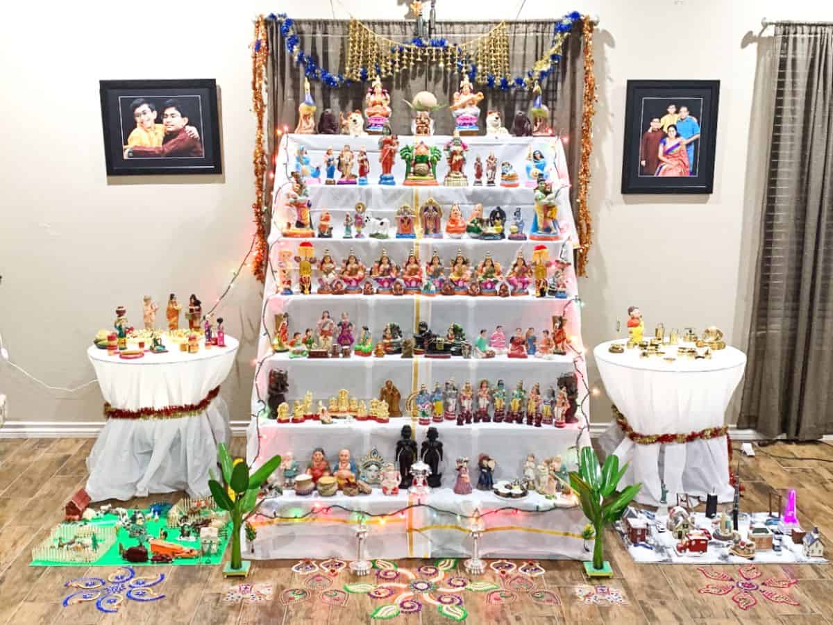 Golu decorations for Navarathri