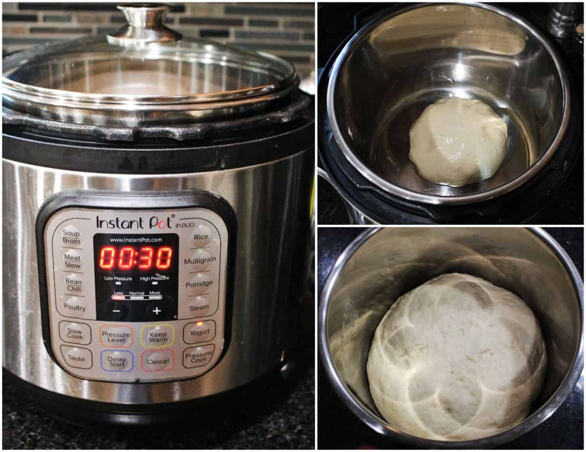 Using Instant pot to proof the bread dough