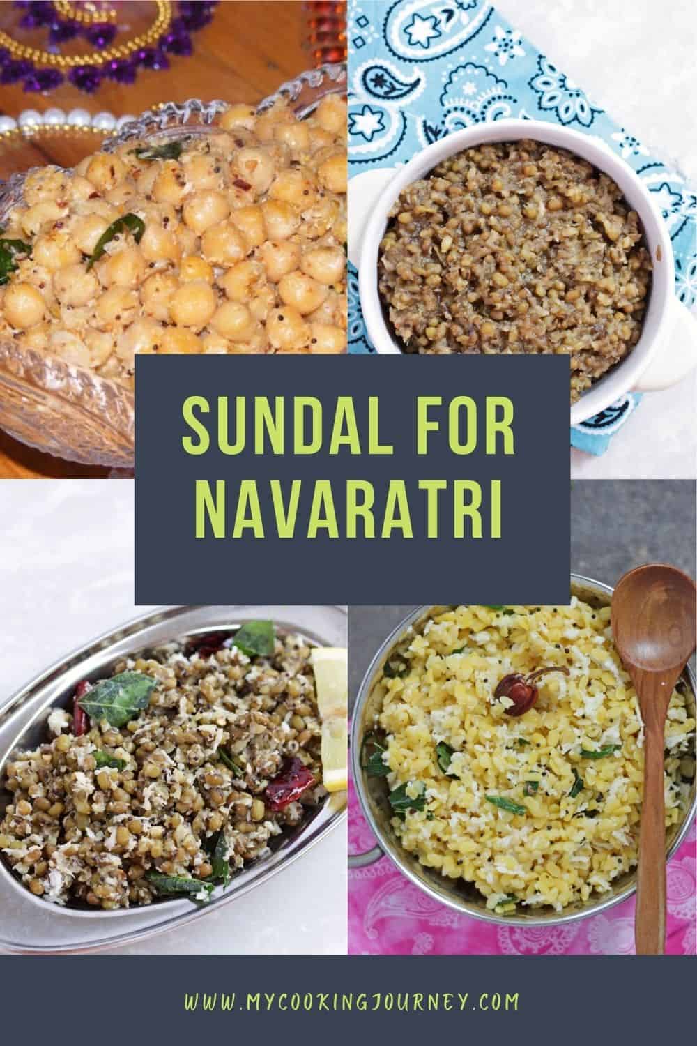 Sundal recipes for Navarathri