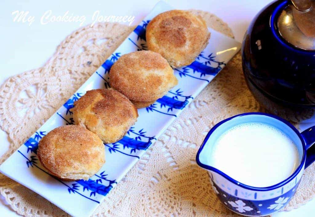 Bakery Style Muffins served with milk