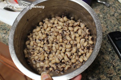 Soaked beans