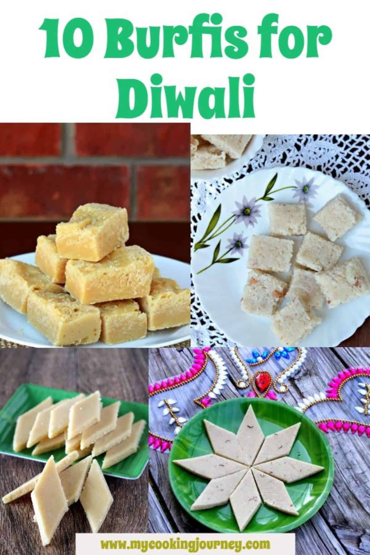 Burfis and pedas to make for diwali