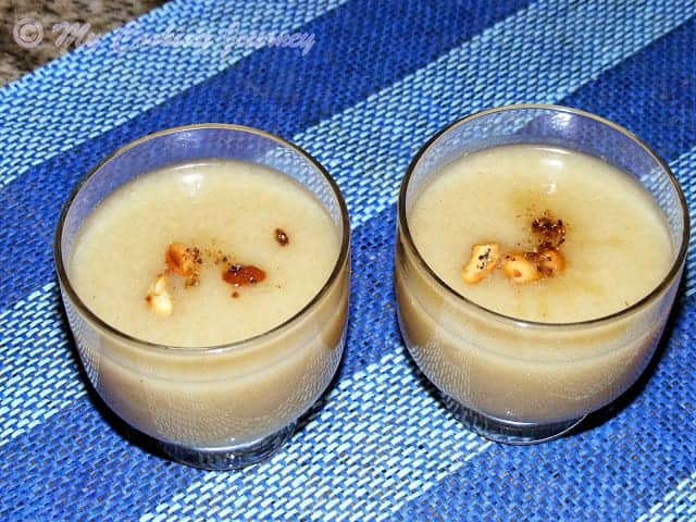 Rice And Coconut Kheer served