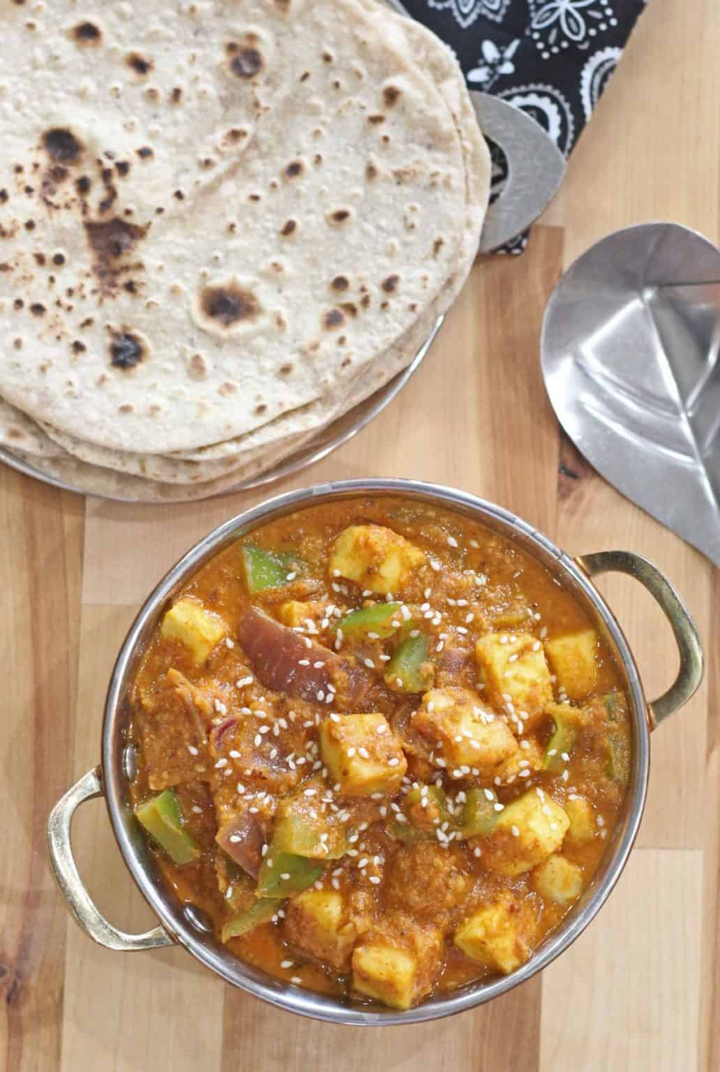 Hyderabadi Paneer | Hyderabadi Style Spicy Paneer Subzi