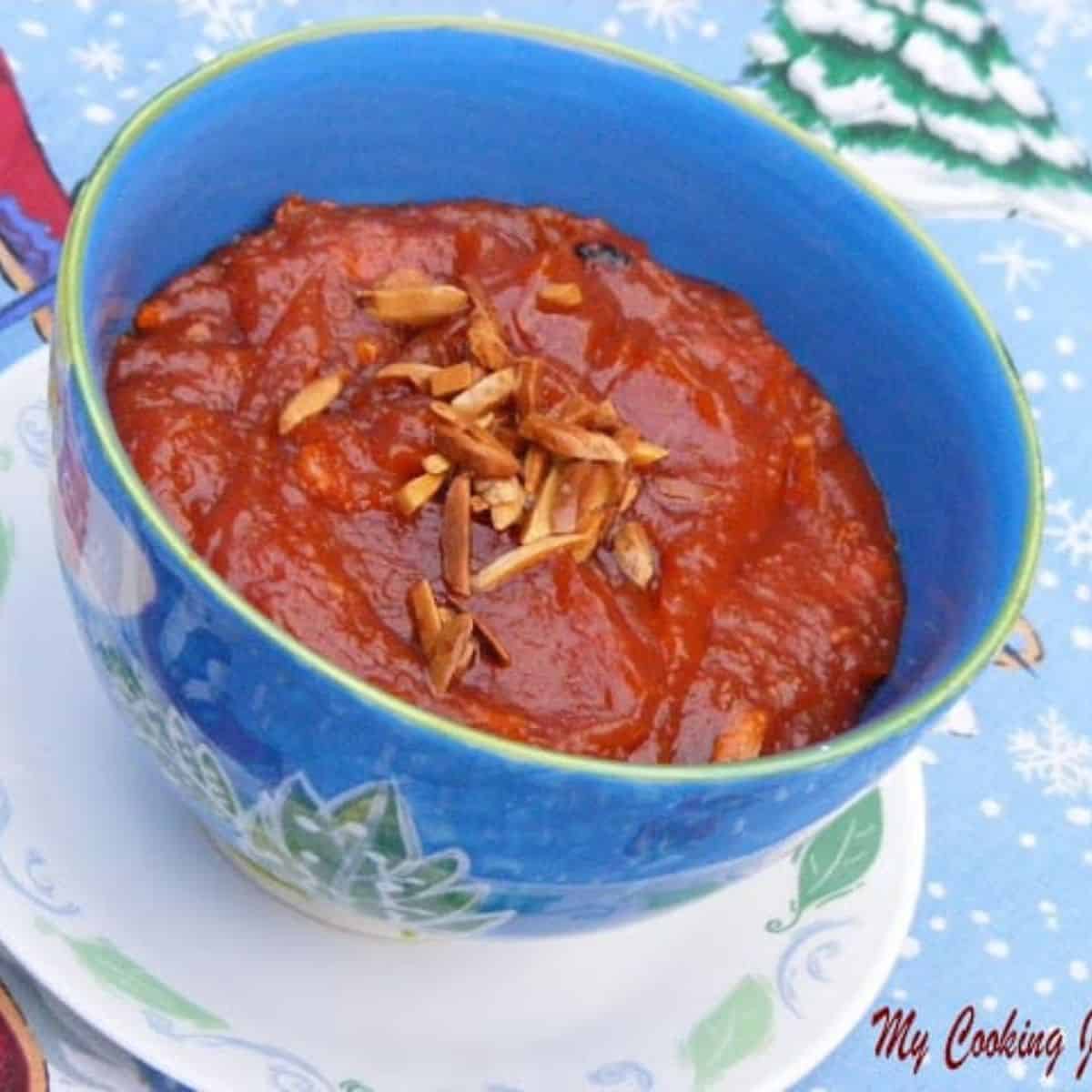 Asoka Halwa in a bowl - Featured Image