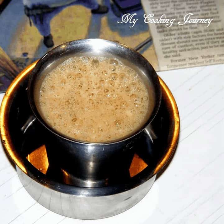 South Indian Filter Coffee in a Tumbler - Feature Image