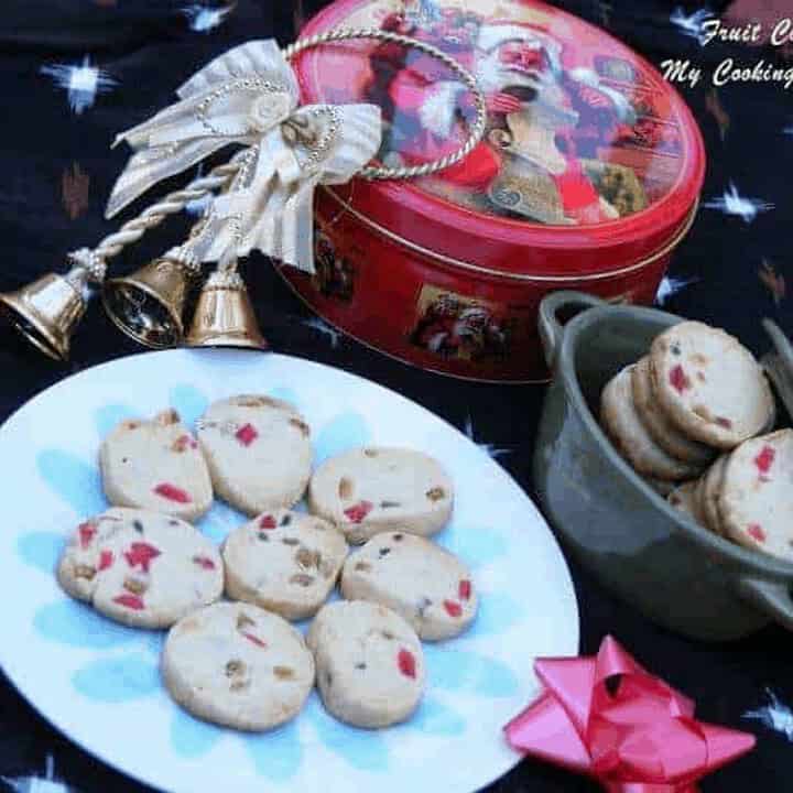 Fruit Cookies with packed decorations on side - feature image