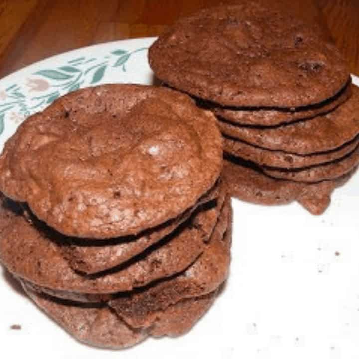 Double Chocolate Cookies in a white plate - Feature Image